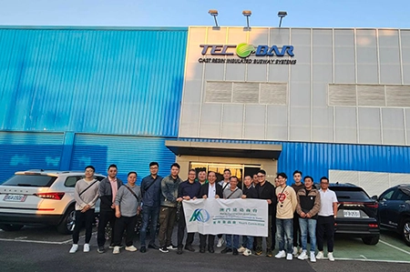 Komite Kamar Dagang dan Pemuda Konstruksi Makau mengunjungi TEKNOLOGI TAIAN-ECOBAR